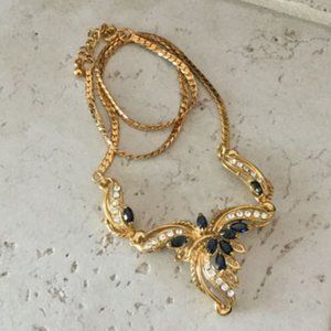 Gold Tone Costume Necklace